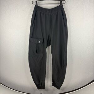 Adidas Men’s Black Cargo Twill Jogger Pants